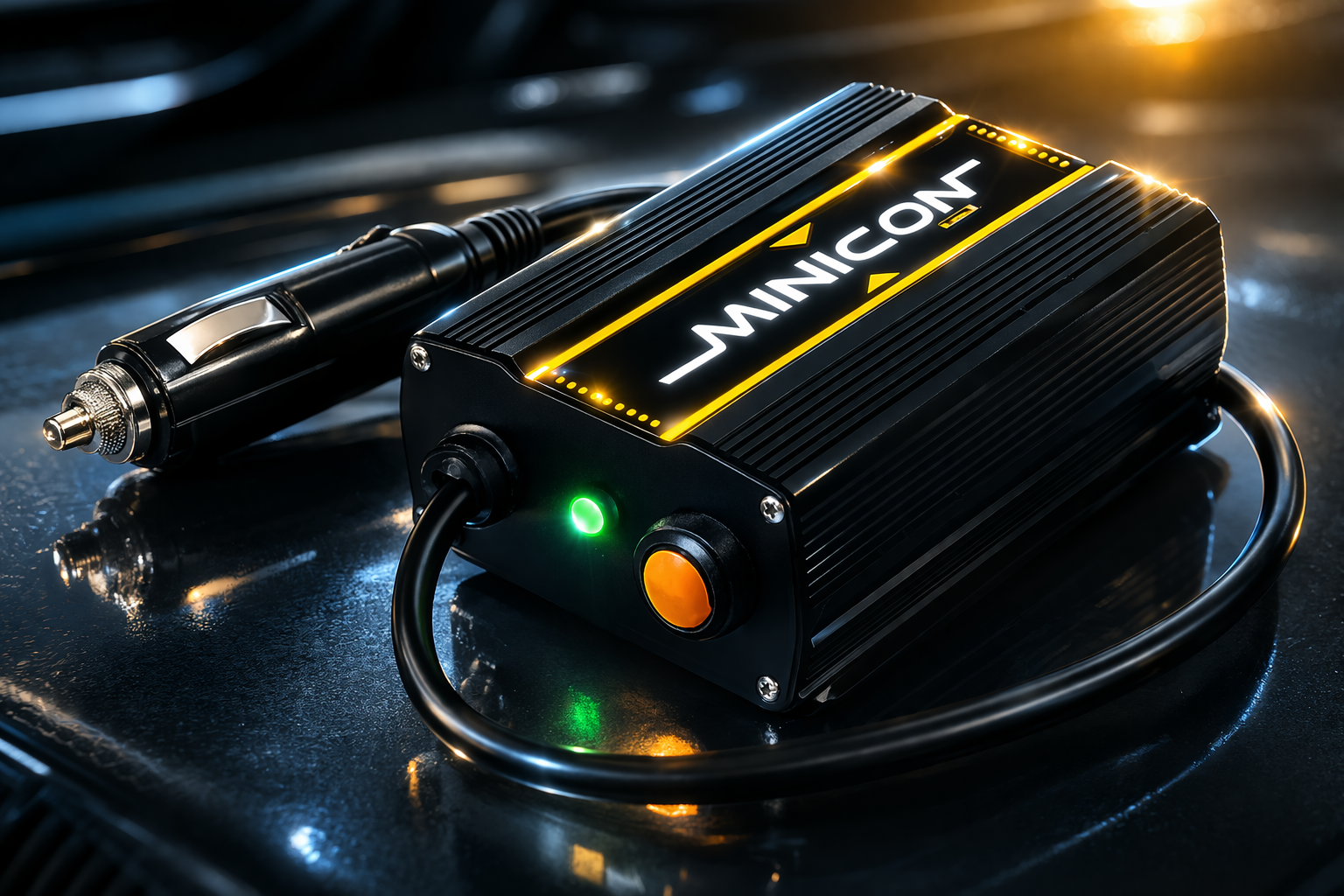 Produk Minicon dengan colokan terlihat jelas